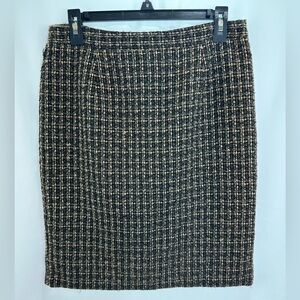 Essentials by ABC Brown Plaid Lined Shirt Size 6